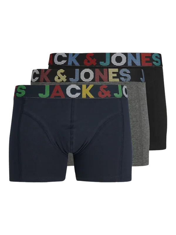 Colourful Jack & Jones boxershorts 3-pack