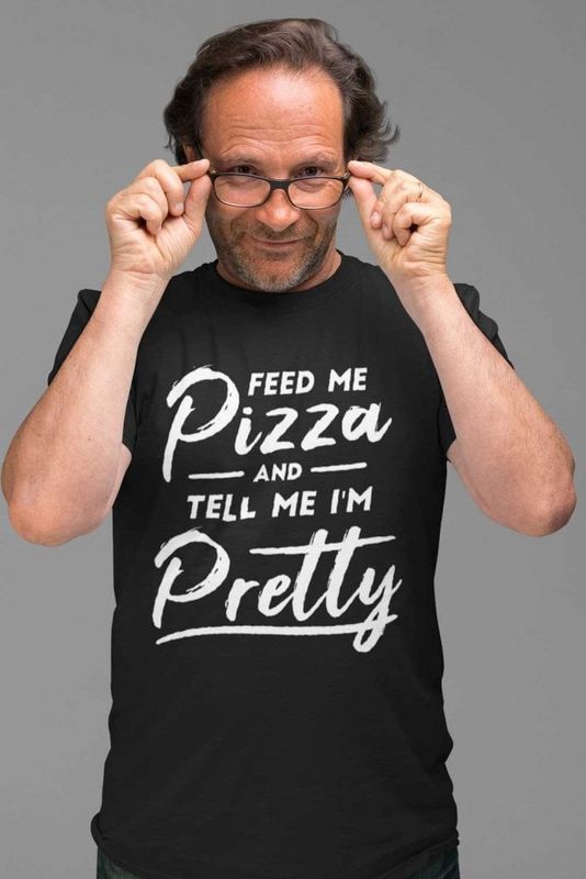 Feed me pizza T-shirt
