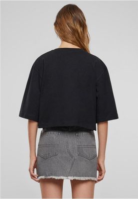 Kort oversize t-shirt til kvinder