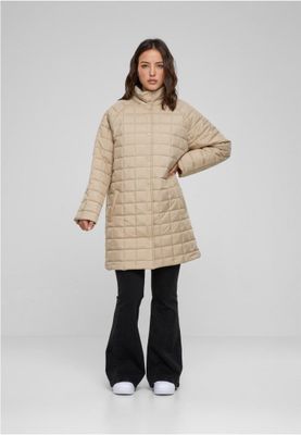 Women's long quilted jacket