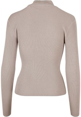Ladies Rib Knit Turtelneck Sweater