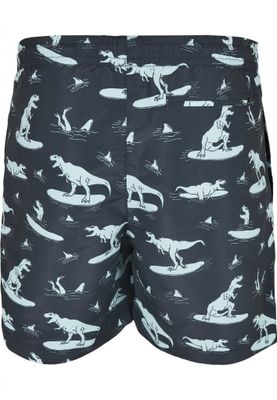 Surfing T-rex aop swimming shorts