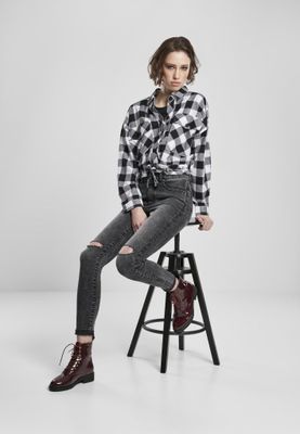 Kort oversize skjortjacka dam
