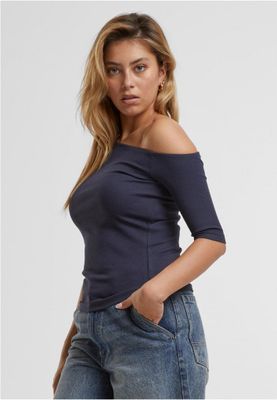 Ladies Organic Asymmetric Rib Tee
