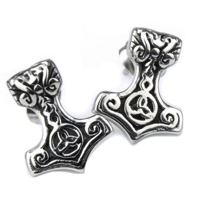 Thors hammer øreringe