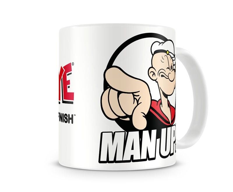 Popeye - Man Up kaffemugg