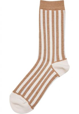 Metallic Effect Stripe Socks 3-Pack