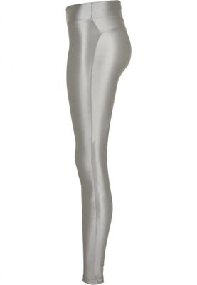 Metalic leggings with a high waist