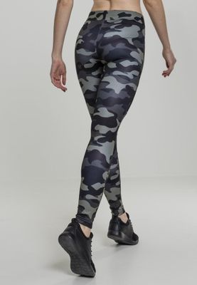 Camo leggings with mesh