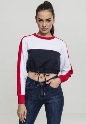 Short sweater with long arms and drawstring ladies