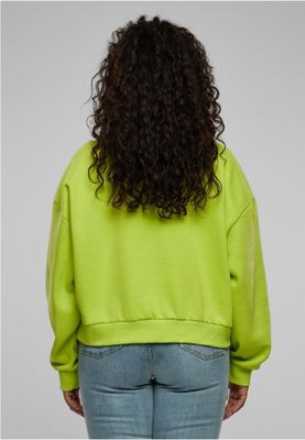 Short-sleeved V-neck sweater for ladies.