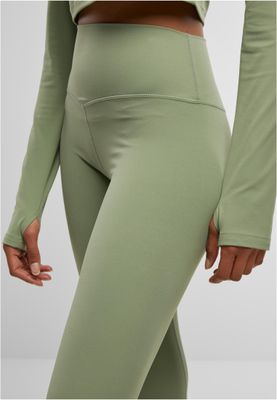 Sportleggings för damer med bred midja och slimmad passform