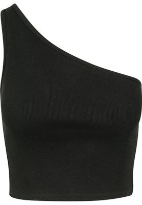 Short belly sweater with a shoulder strap