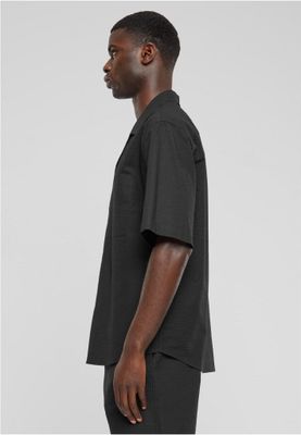 Relaxed Seersucker Short Sleeve Shirt