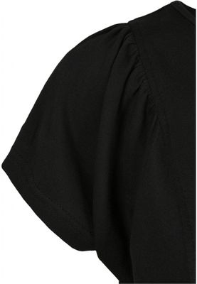 T-shirt med puffearm i økologisk bomuld