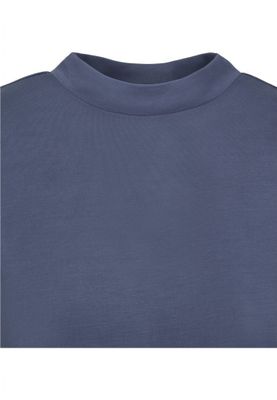 Short t-shirt with high neck ladies