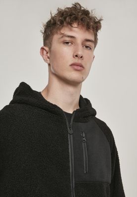 Teddy jacket with zip