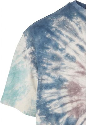 Oversize batikmönstrad T-shirt herr