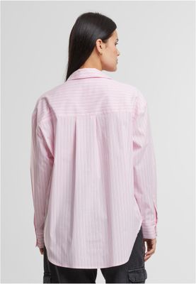 Oversized Randig Blus för Kvinnor