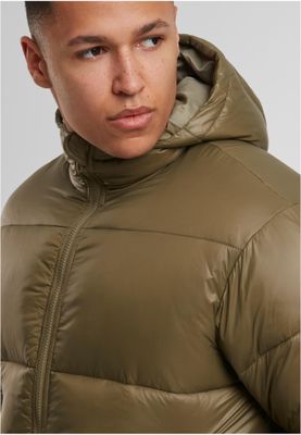 Shiny Puffer Jacket With Hood Herrjacka – Tiniolive