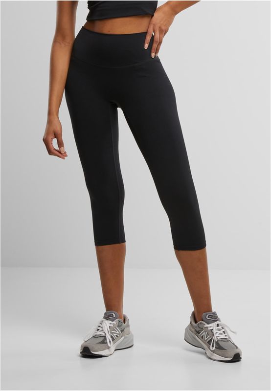 Dam Capri Leggings med brett midjeband för komfort