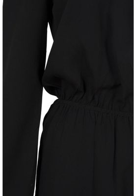 Long-sleeved jumpsuit with short pants