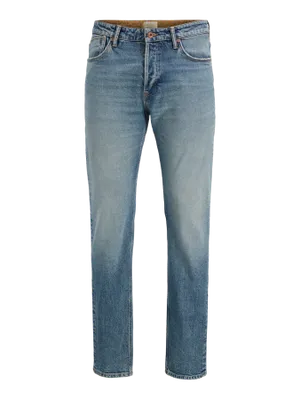 Stentvättade stretchjeans tapered fit - MIKE