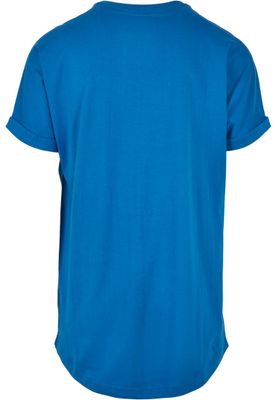 Long Shaped Turnup Tee Sporty Blue