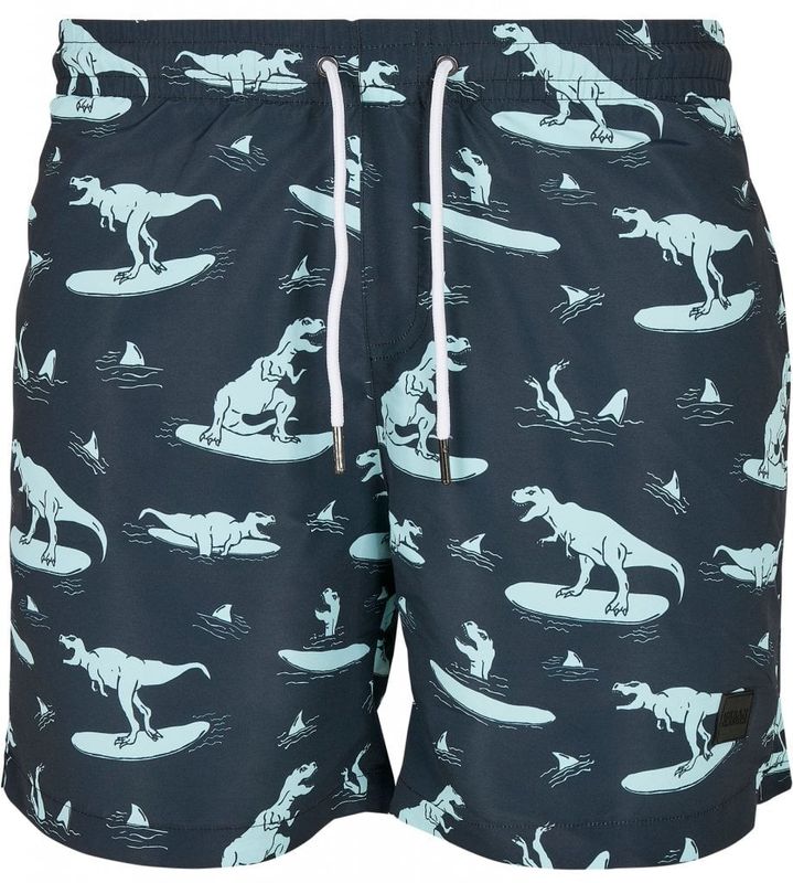 Surfing T-rex aop swimming shorts