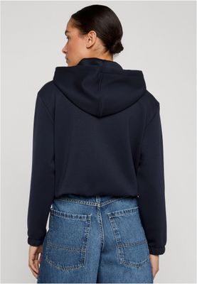 Zip-hoodie för dam med dragkedja – navy