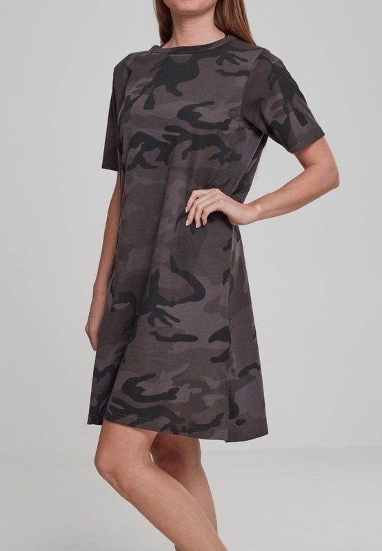 Ladies Camo Tee Dress