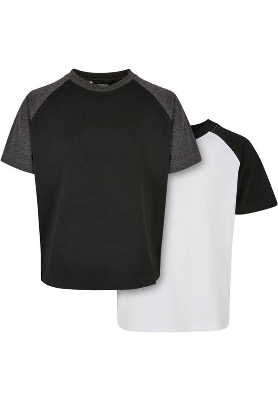 Boys Raglan Contrast Tee 2-Pack