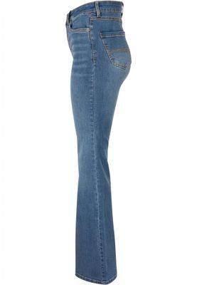 Ladies High Waist Flared Denim Pants