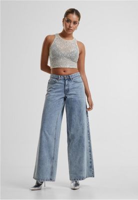 Ladies Sequins Cropped Top
