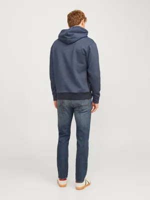 Mörkblå stentvättade jeans herr - CLARK