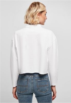 Ladies Short Oversized Polo Longsleeve
