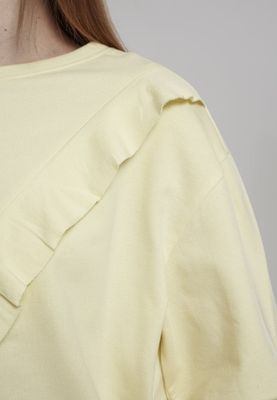 Sweatshirt with long bodice