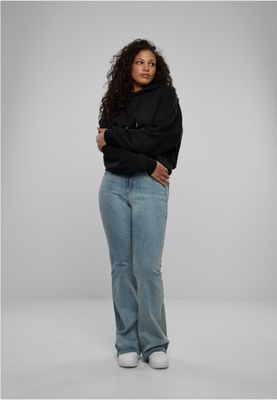 Ladies Cropped Heavy Hoody
