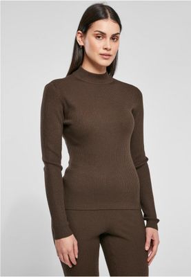 Ladies Rib Knit Turtelneck Sweater