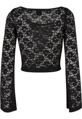 Long Sleeved Cutout Lace - Women