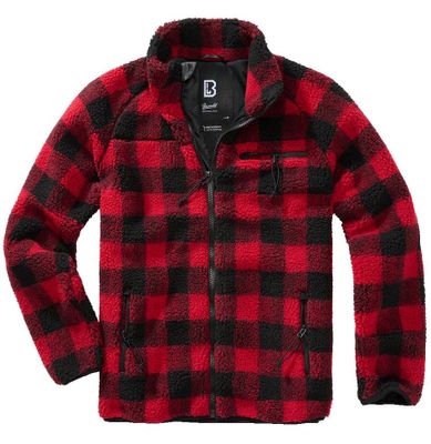 Lumberjack teddy jacket red/black - men