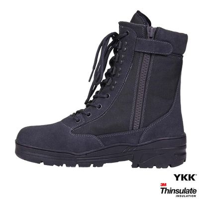 Combat boots YKK zipper