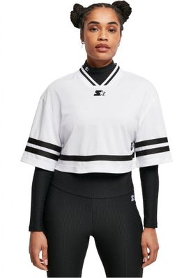 Ladies Starter Cropped Mesh Jersey