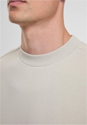 Tröja för herr med fluffy Crewneck – molnfärg