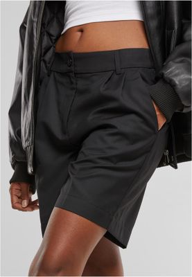 Ladies Pleated Bermuda Shorts