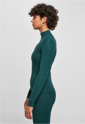 Ladies Rib Knit Turtelneck Sweater