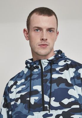 Camo Pull Over Windbreaker