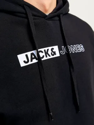 Jack & Jones Hoodie Med Känguruficka