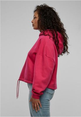 Kort oversized hoodie dam
