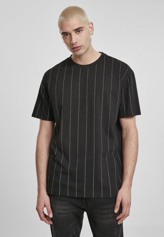 Oversize pinstripe T-shirt